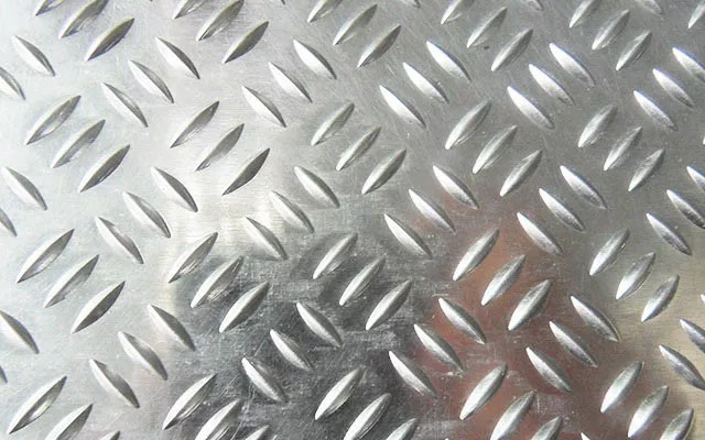feuille d'alliage d'aluminium gaufrée